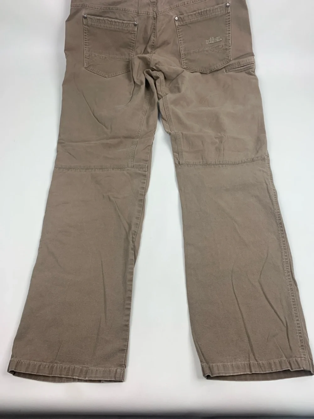Kuhl Kanvus Jean Brown Pants Mens 34 stretch Born in the mountains Tapered